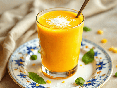 1 Glass of Mango Shake with Sugar